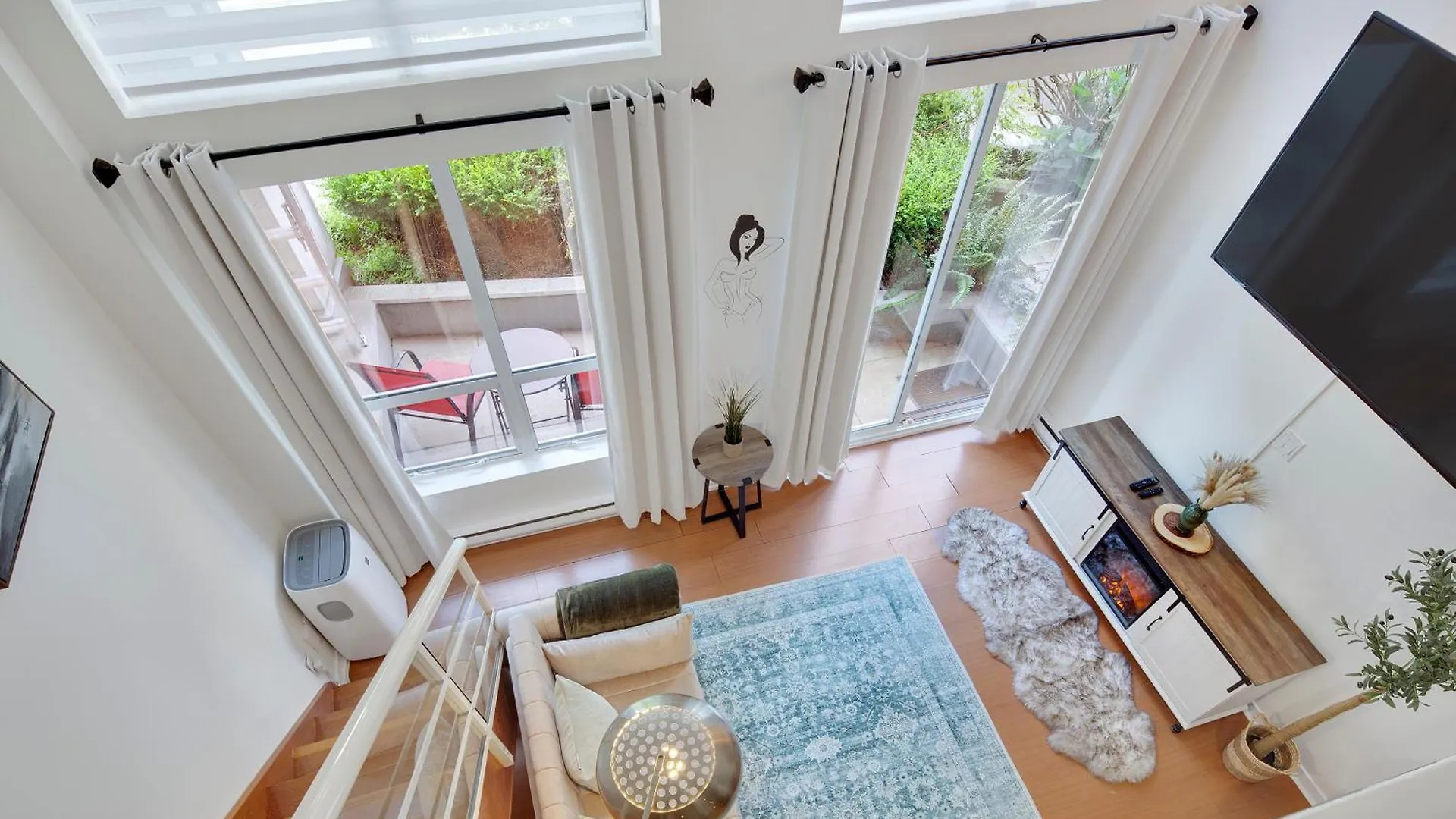 Stylish Two-Story Loft With Rooftop Deck Vancouver Apartment
